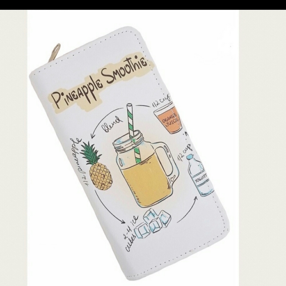 Pineapple themed ladies wallet